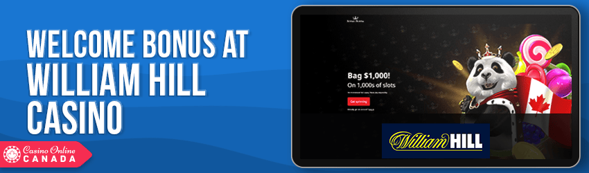 William Hill 에볼루션 보너스 프로모션 배너